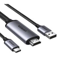Ugreen CM773 35984A HDMI - USB Type-C/USB Type-A (2 м, черный) Image #2
