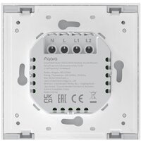 Aqara Smart Wall Switch H1 двухклавишный c нейтралью (серый) Image #3