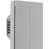 Aqara Smart Wall Switch H1 двухклавишный c нейтралью (серый) Image #1