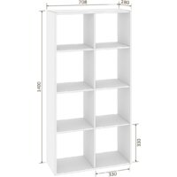 Кортекс-мебель Дельта-8 71x140 (белый) Image #4