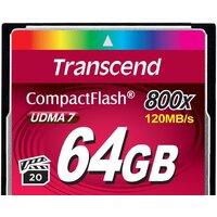 Transcend 800x CompactFlash Premium 64GB (TS64GCF800)