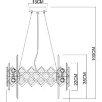 Arte Lamp Amelia A1039SP-10BK Image #5