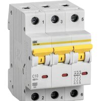 IEK ВА 47-60M 3п 10А C MVA31-3-010-C