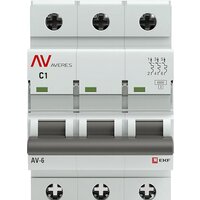 EKF Averes AV-6 3P 1A (C) 6kA mcb6-3-01C-av Image #3