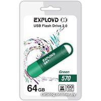 Exployd 570 64GB (зеленый) [EX-64GB-570-Green]