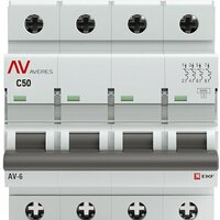 EKF Averes AV-6 4P 50A (C) 6kA mcb6-4-50C-av Image #3