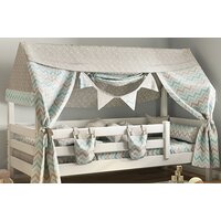 Мебельград Соня с надстройкой 190x80 (белый)