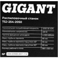 Gigant TSJ-254-2050 Image #26