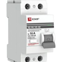 EKF PROxima ВД-100 2P 16А 30мА elcb-2-16-30-em-pro