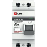 EKF PROxima ВД-100 2P 16А 30мА elcb-2-16-30-em-pro Image #2