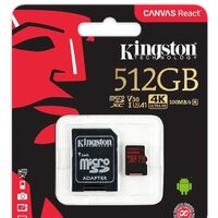 Kingston Canvas React SDCR/512GB microSDXC 512GB + адаптер Image #3
