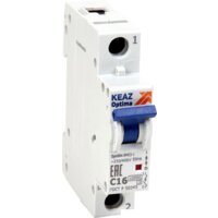 КЭАЗ 1P C 16А 10кА OptiDin BM63-1C16-10-УХЛ3 249256