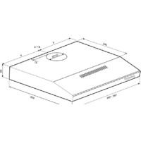 Krona Jessica slim 500 push button (черный) Image #2