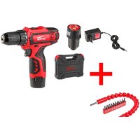 Wortex BD 1215-1 Li BD12151Li10029A1 (с 2-мя АКБ, оснастка, кейс)