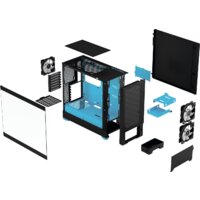 Fractal Design Pop Air RGB Cyan Core TG Clear Tint FD-C-POR1A-02 Image #2
