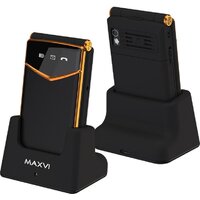 Maxvi E11ds (черный/золотистый) Image #1