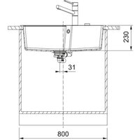 Franke Maris UBG 610-72 114.0741.506 (графит) Image #3