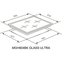Meferi MGH604GR Glass Ultra Image #17