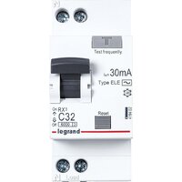 Legrand RX3 1P+N C 32А 30мА 6кА 2М AC 419402