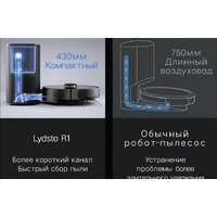 Lydsto Robot Vacuum Cleaner R1 Pro (черный) Image #9