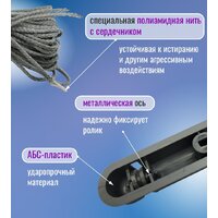 Comfort Alumin Group Потолочная 5 прутьев Silver Style 180 см (алюминий) Image #5