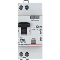 Legrand RX3 1P+N C 10А 30мА 6кА 2М AC 419397