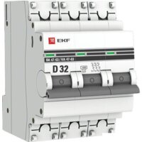 EKF 3P 32А (D) 4.5kA ВА 47-63 mcb4763-3-32D-pro