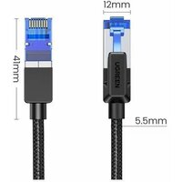 Ugreen NW153 30795 RJ45 - RJ45 (10 м, черный) Image #9