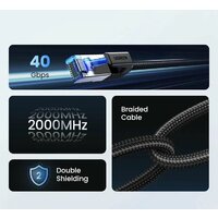 Ugreen NW153 30795 RJ45 - RJ45 (10 м, черный) Image #4