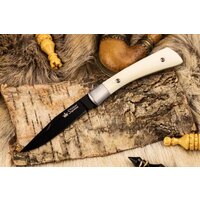 Kizlyar Supreme Gent D2 Bone Black Titanium Image #3