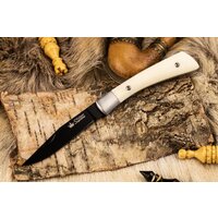 Kizlyar Supreme Gent D2 Bone Black Titanium Image #4