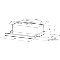 Krona Kamilla Sensor 600 White Glass Image #9