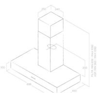 Elica Spot Urban Cast Iron/A/90 Image #3