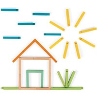 Janod Разноцветные блоки J08300 (60эл) Image #17