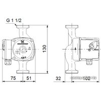 Grundfos UPS 25-60 130 Image #3