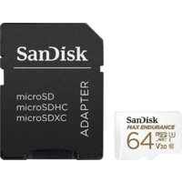 SanDisk Max Endurance microSDXC SDSQQVR-064G-GN6IA 64GB (с адаптером)