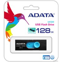 ADATA UV320 128GB (черный/голубой) Image #3
