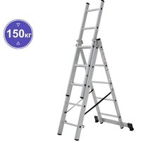 Новая высота NV 123 алюминиевая трёхсекционная 3x5 ступеней Image #1