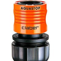 Claber 3/4” Automatic Coupling W Aquastop 8605