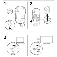 Logitech M185 (черный/красный) Image #8