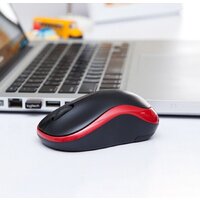 Logitech M185 (черный/красный) Image #5