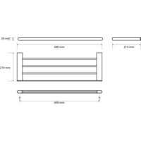 Bemeta Organic 167105080 (600мм, черный матовый) Image #2