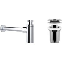 Wellsee Drainage System 182104004 (сифон, выпуск, хром)