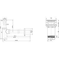 Wellsee Drainage System 182104004 (сифон, выпуск, хром) Image #5