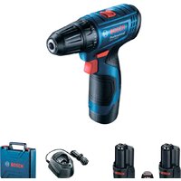 Bosch GSR 120-LI Professional 06019G8080 (с 2-мя АКБ, кейс, китайская вилка)