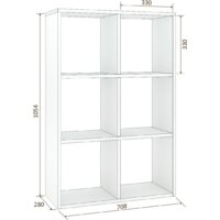 Кортекс-мебель КМ-33 6 секций (белый) Image #5