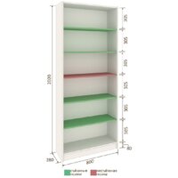 Кортекс-мебель Бинго км.02567 80x202 (белый) Image #3