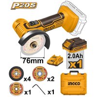 Ingco CAGLI76012 (с 1-им АКБ, кейс)