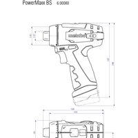 Metabo PowerMaxx BS Basic 600080950 (с 2-мя АКБ 2 Ah) Image #3
