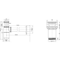 Wellsee Drainage System 182103004 (сифон, выпуск, хром) Image #6